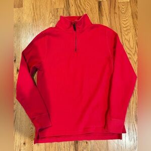 Crewcuts Red Knit Quarter-Zip Pullover L 10/12